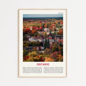 Ontario Print Film Photo, Ontario Wall Art, Ontario Poster, Ontario Photo, Ontario Poster Print, Canada Wall Decor, Canada Poster Print