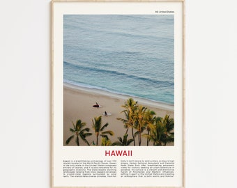 Hawaii Print Film Photo, Hawaii Wall Art, Hawaii Poster, Hawaii Photo, Hawaii Poster Print, Hawaii Wall Decor, O‘ahu, Oahu Art Print, Maui