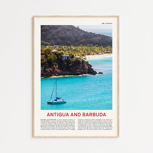 Antigua and Barbuda Print Film Photo, Antigua and Barbuda Wall Art, Antigua and Barbuda Poster, Antigua and Barbuda Photo Print