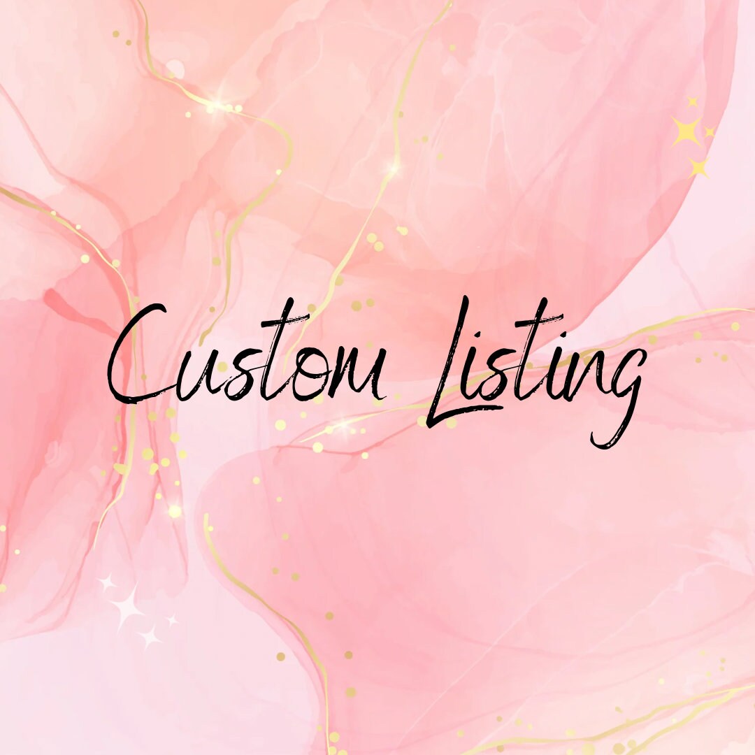 Custom Listing Etsy