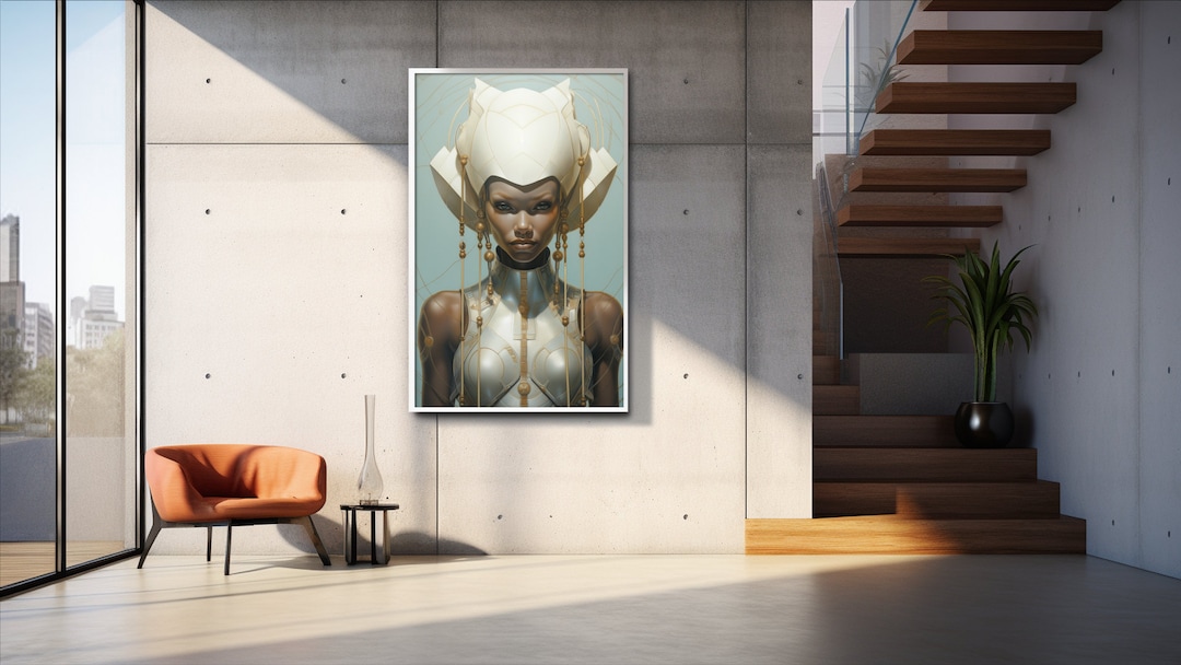 Black People Wall Art Black Girl Poster Art Gift Bedroom Art of Black