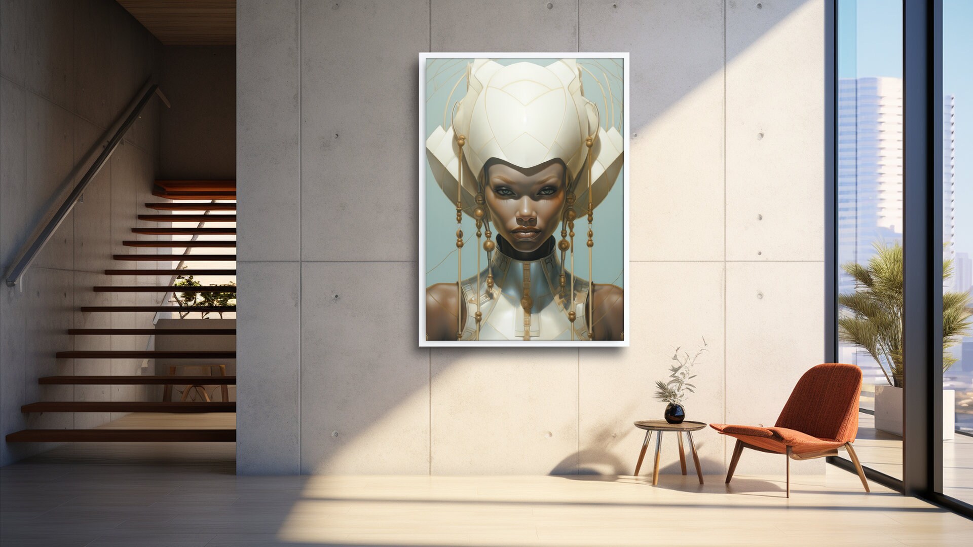 Black People Wall Art Black Girl Poster Art Gift Bedroom Art of Black