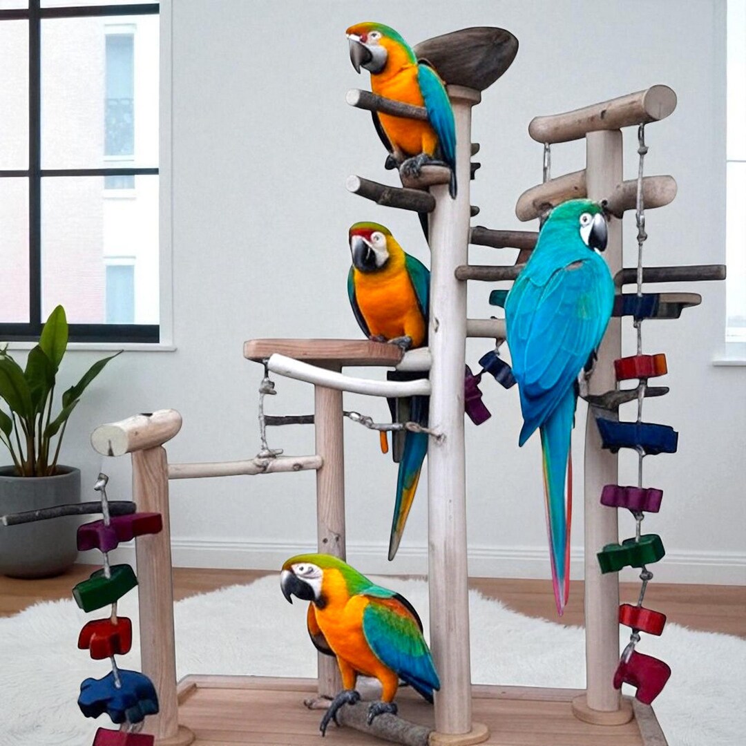 Cryfokt Vogelsitzstange Mit Saugnapf – 25 Cm Naturholz-Sitzstange Für Papageien & Sittiche