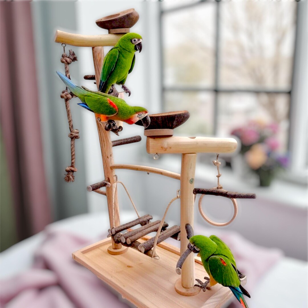 Cryfokt Vogelsitzstange Mit Saugnapf, 25 Cm – Rutschfeste Rinde, Für Papageien & Sittiche