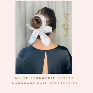White Satin Hair Ribbon: Elegant Bridal Accessory, 32&quot; Long