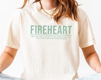 Fireheart Throne of Glass Shirt: Sarah J Maas Licensed Cotton Tee