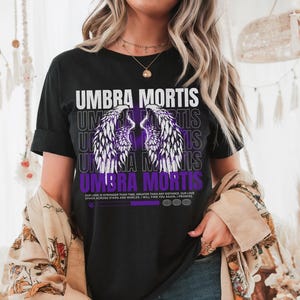 Umbra Mortis Shirt: Crescent City SJM Officially Licensed Cotton Tee