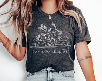 Bookish Shirt: One More Chapter, Librarian Gift
