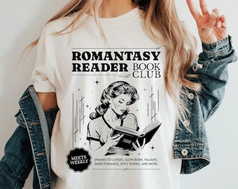 Romantasy Reader Book Club Sweatshirt: Spicy Romance Gift
