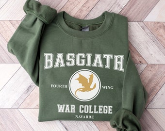 Fourth Wing Sweatshirt: Basgiath War College Dragon Rider