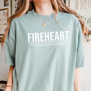 Throne of Glass Shirt: Fireheart, SJM Licensed Merch