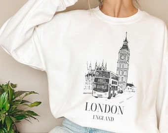 London England Sweatshirt: Travel Souvenir Crewneck