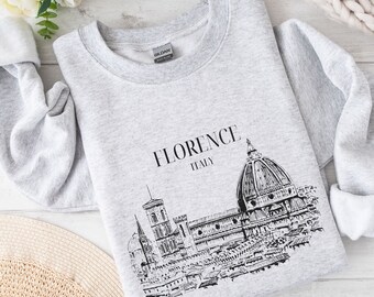 Florence Italy Sweatshirt, Gift for Travel Lover