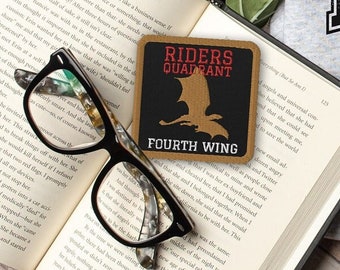 Fourth Wing Embroidered Patch: Basgiath War College, Dragon Rider
