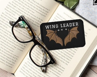 Geborduurde patch vierde vleugel: Basgiath War College Dragon Rider