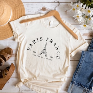 Paris France Shirt, Eiffel Tower Shirt, Travel To France Shirt, Gift For Paris Lover, Vacation in Paris Tee, France Souvenir, Paris Tshirt