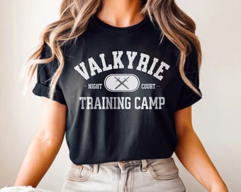 Valkyrie Training Camp Shirt: Night Court, Acotar Bookish Merch