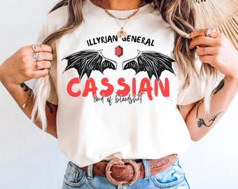 Cassian Shirt: Night Court, ACOTAR Licensed SJM Merch