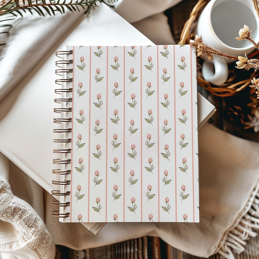 Floral Wire Notebook: Cottagecore Wildflower Design, Bridesmaid Gift - Etsy