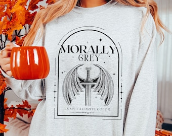 Morally Grey Book Shirt: Romantasy Reader, Villain Lover