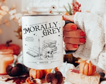 Morally Grey Book Club Mug: Romantasy Book Lover Gift