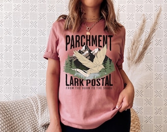 When the Moon Hatched Shirt: Parchment Lark Postal, Dragon Age Booktok Merch