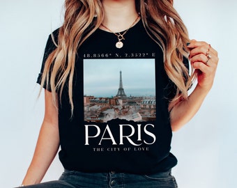 Paris Eiffel Tower T-Shirt: France Travel Tee