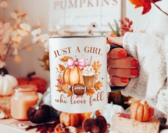 Pumpkin Spice Latte Fall Mug, Thanksgiving Gift