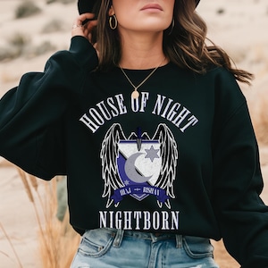 House of Night Sweatshirt, The Serpent and The Wings of Night Reading Sweatshirt, Official Carissa Broadbent Bookish Merch, Book Lovers Gift