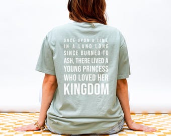 Fireheart Throne of Glass Shirt: Sarah J Maas Licensed Cotton Tee