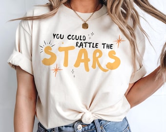 Rattle the Stars Shirt: Throne of Glass, Bookish Merch