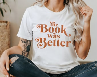 Maglietta "Il libro era meglio": Maglietta per lettori di Booktok