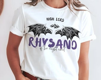 Rhysand Night Court Shirt: Officially Licensed ACOTAR Merch