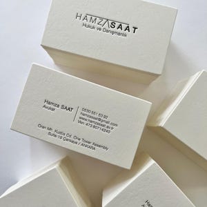Letterpress-Visitenkarten