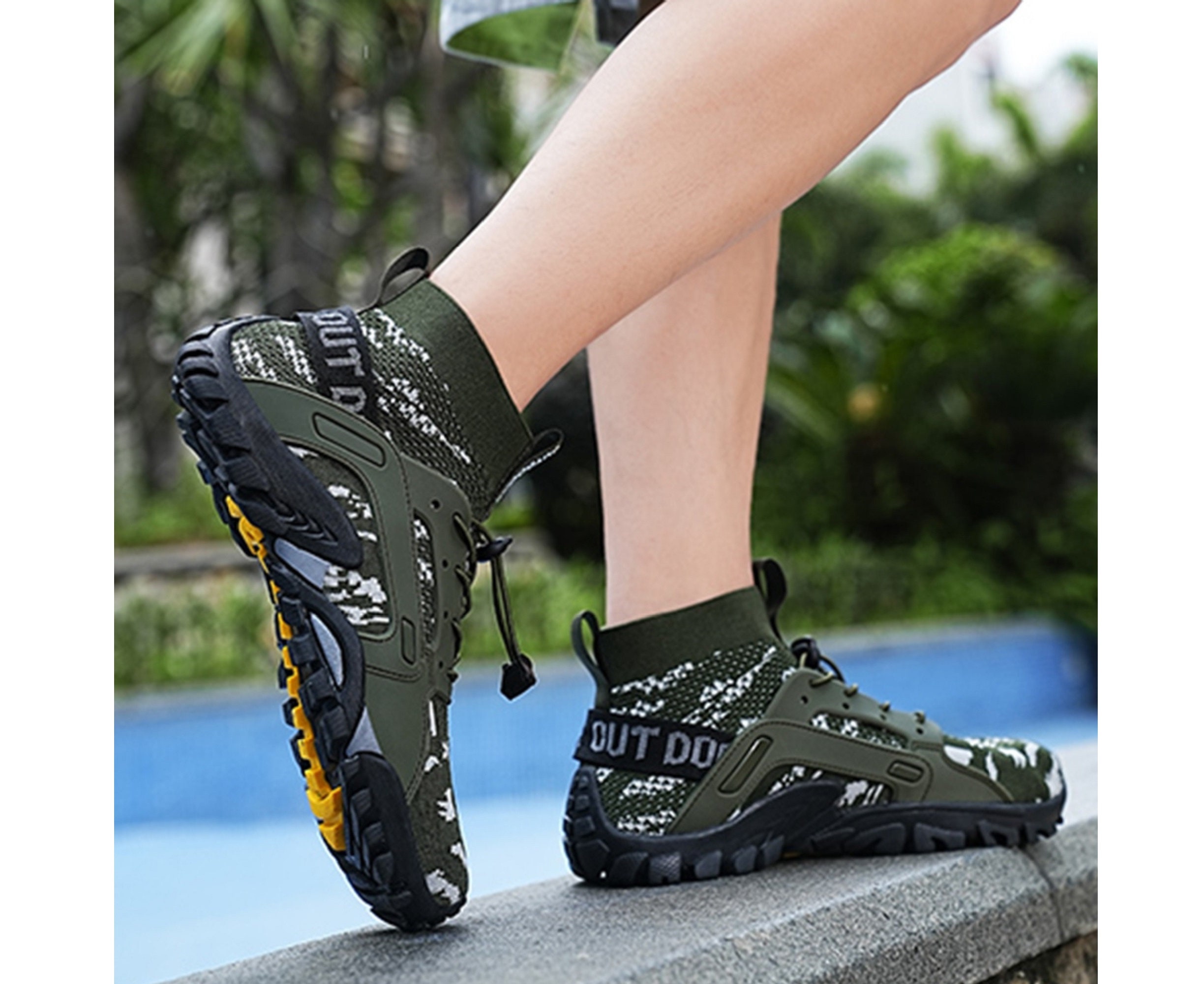 Honeycomb Bee Leather Boots, Beekeeper Mom Lace Up Men Women Casual Shoes Festival Print Black Ankle Combat Hiking Work Winter Custom Gift Women /