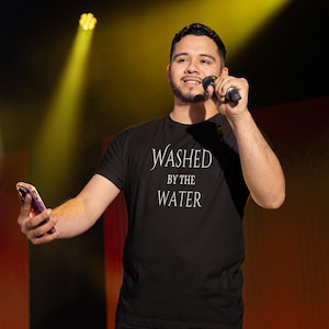Christian Shirts for Women and Men, Baptism Gift, Washed By The Water, Baptism Shirt for Church, Christian Gift for Girls and Boys, Forgiven