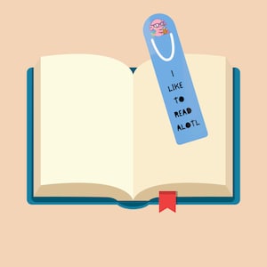 Axolotl Bookmark, I Like To Read Alotl, Bookworm, Teacher Bookmark, Axolotl Lover, Kawaii Cute Animals,  Planner Clip, Back to School, Gift