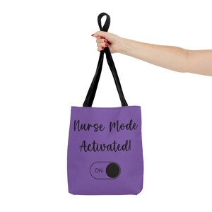Sac fourre-tout activé par le mode infirmière, sac fourre-tout pour infirmière, sac fourre-tout pour allaitement, sac fourre-tout pour infirmière, sac fourre-tout pour infirmière scolaire, cadeau de la semaine pour infirmière, joli sac kawaii,