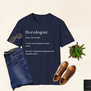 Camicia orologiera, T-shirt regalo per orologiaio, T-shirt con orologio da tasca antico, Regalo per padri papà uomini, Regalo per collezionisti di orologi, Regalo per orologiaio, Amante degli orologi