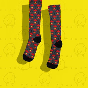Angry Chicken Socks, Rooster Socks, Farm Animals Socks, Chicken Gifts, Funny Novelty Cute Socks, Gift for Animal Lovers, Gift for Her Him