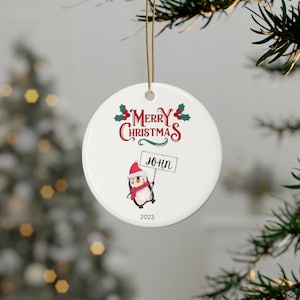 Family Christmas Ornament Personalized Christmas Gift Ornament Xmas Keepsake 2023 Christmas Ornament Christmas Decoration Custom Ornament
