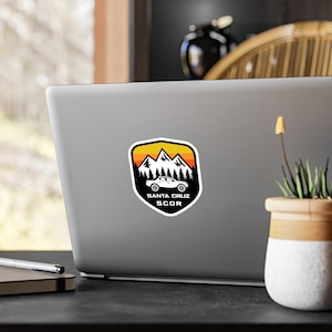 Bundle -2 Santa Cruz Stickers (2- 4x6) Save 20% FREE SHIPPING