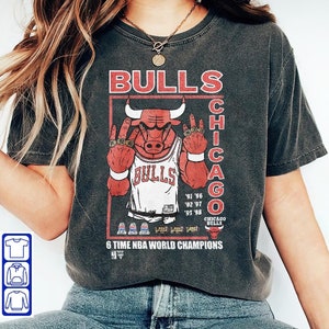 Chicago Bulls Mitchell & Ness Area Code T-Shirt - Black