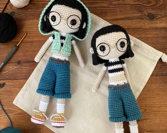 Crochet PATTERN - MARGAUX - Crochet doll. Amigurumi