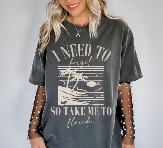 Take Me To Florida Shirt Taylor Fan Version Gift for Her Era Tour Vacation Tee Matching Sweatshirt Comfort Colors®