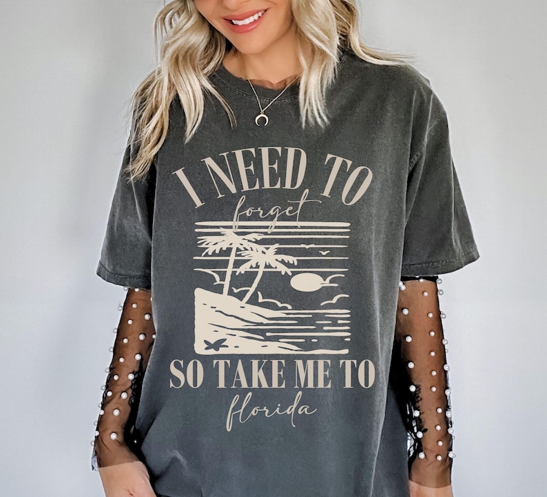 Take Me To Florida Shirt Taylor Fan Version Gift for Her Era Tour Vacation Tee Matching Sweatshirt Comfort Colors® image 1
