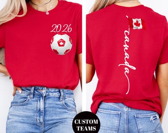 Cup Canada Shirt, Mexico USA 2026 Soccer Sweatshirt, Personalized Football Team Gift