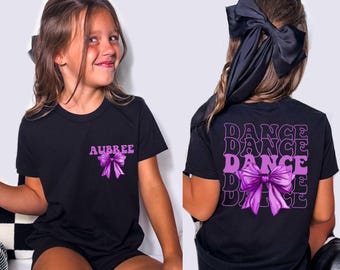 Custom Dance Bow Shirt: Coquette Dancer, Gift for Instructor