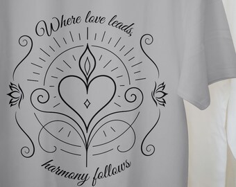 Boho Spiritual T-Shirt | Sacred Symbol Tee | Gift for Spiritual Friends & Seekers | Ethically Grown Cotton Unisex Shirt