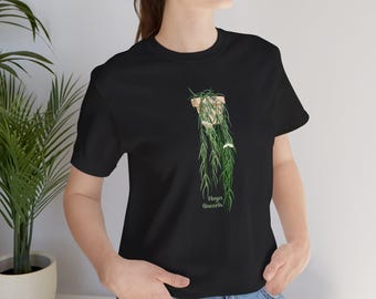 Hoya Linearis Plant Lover T-Shirt - Black